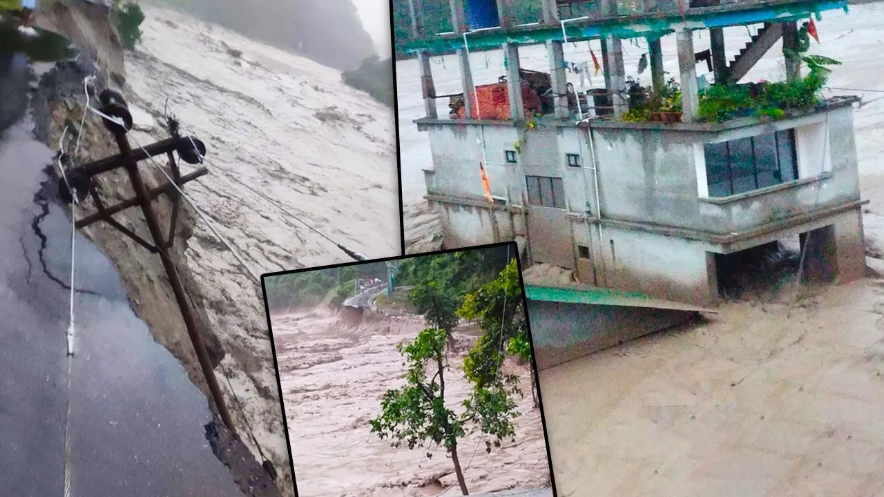 Sikkim Cloud Burst: बादल फटने से तीस्ता नदी में आई बाढ़, सेना के 23 जवान लापता