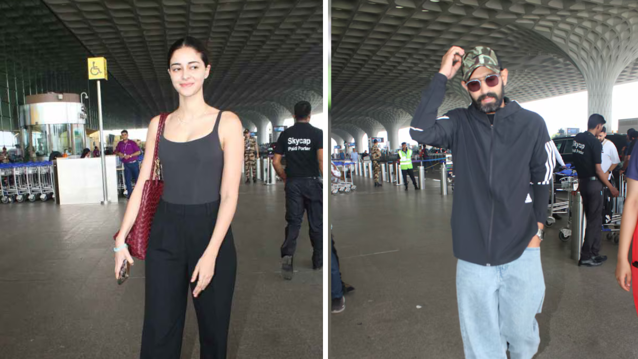अनन्या पांडे, सोनिया बंसल और विक्रांत मैसी मुंबई एयरपोर्ट पर हुए स्पॉट, देखें तस्वीरें