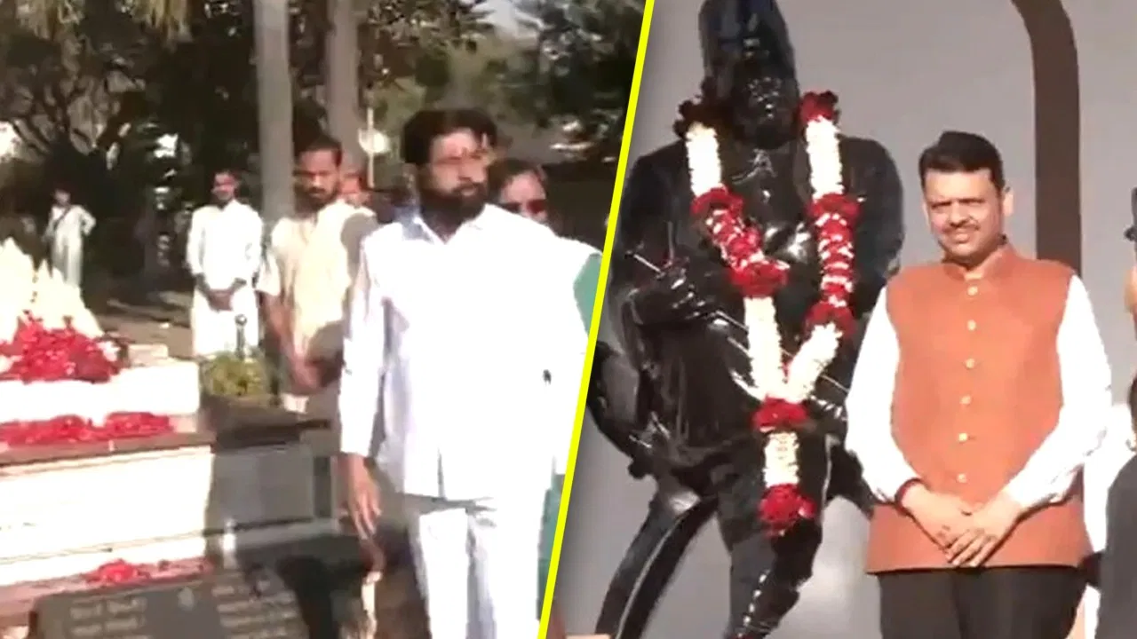 नागपुर में RSS स्मृति मंदिर पहुंचे सीएम फडणवीस और डिप्टी सीएम शिंदे, NCP विधायक रहे अनुपस्थित