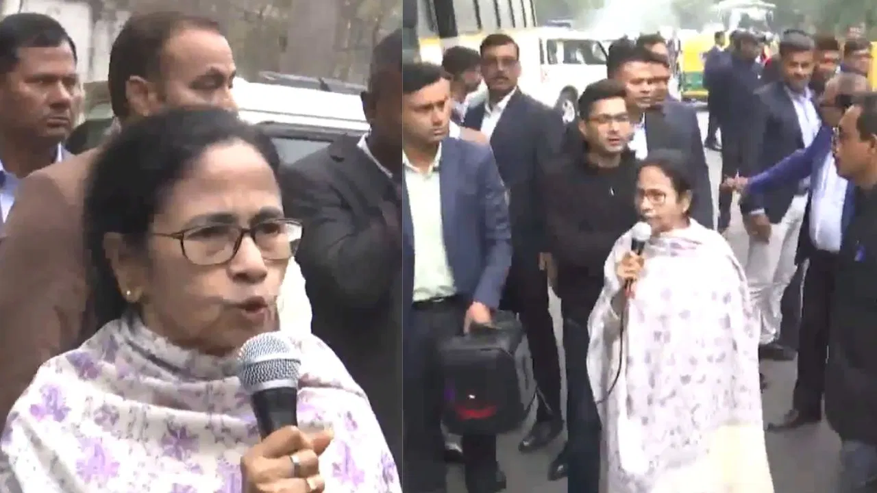 दिल्ली में ममता बनर्जी का बंगा भवन दौरा, SIR विवाद पर उठाए सवाल, चुनाव आयोग और दिल्ली पुलिस पर साधा निशाना