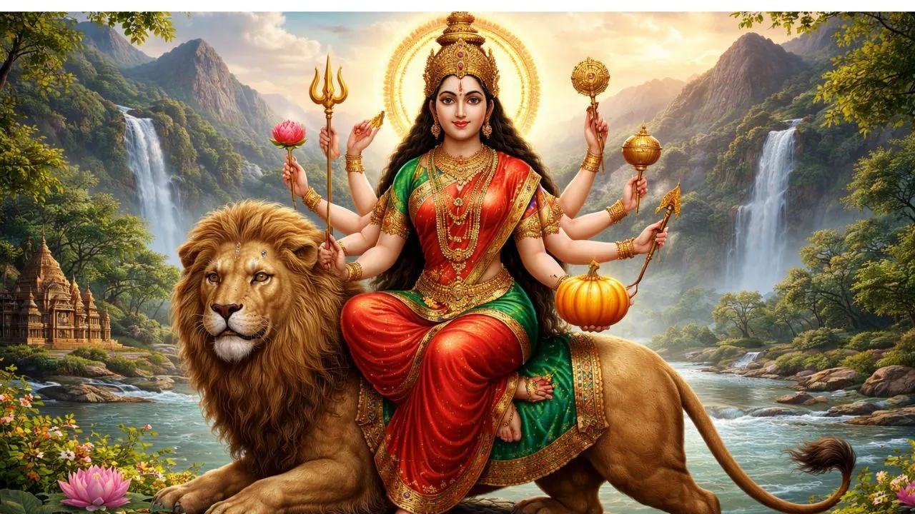Chaitra Navratri 2026 4thDay: आज नवरात्रि का चौथा दिन, मां कूष्मांडा की आराधना के लिए जरूर पढ़ें ये मंत्र और आरती, जीवन में आएगी सुख समृद्धि!