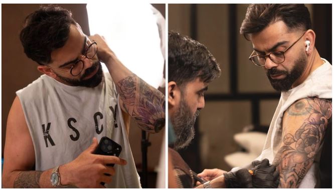 आखिर कोहली के टैटू को अधूरा क्यों छोड़ा गया? सामने आ गई वजह…