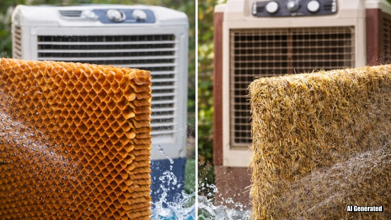 कूलर में कौन-सा पैड है बेहतर? Honeycomb और Grass Pads के बीच समझें सही फर्क?