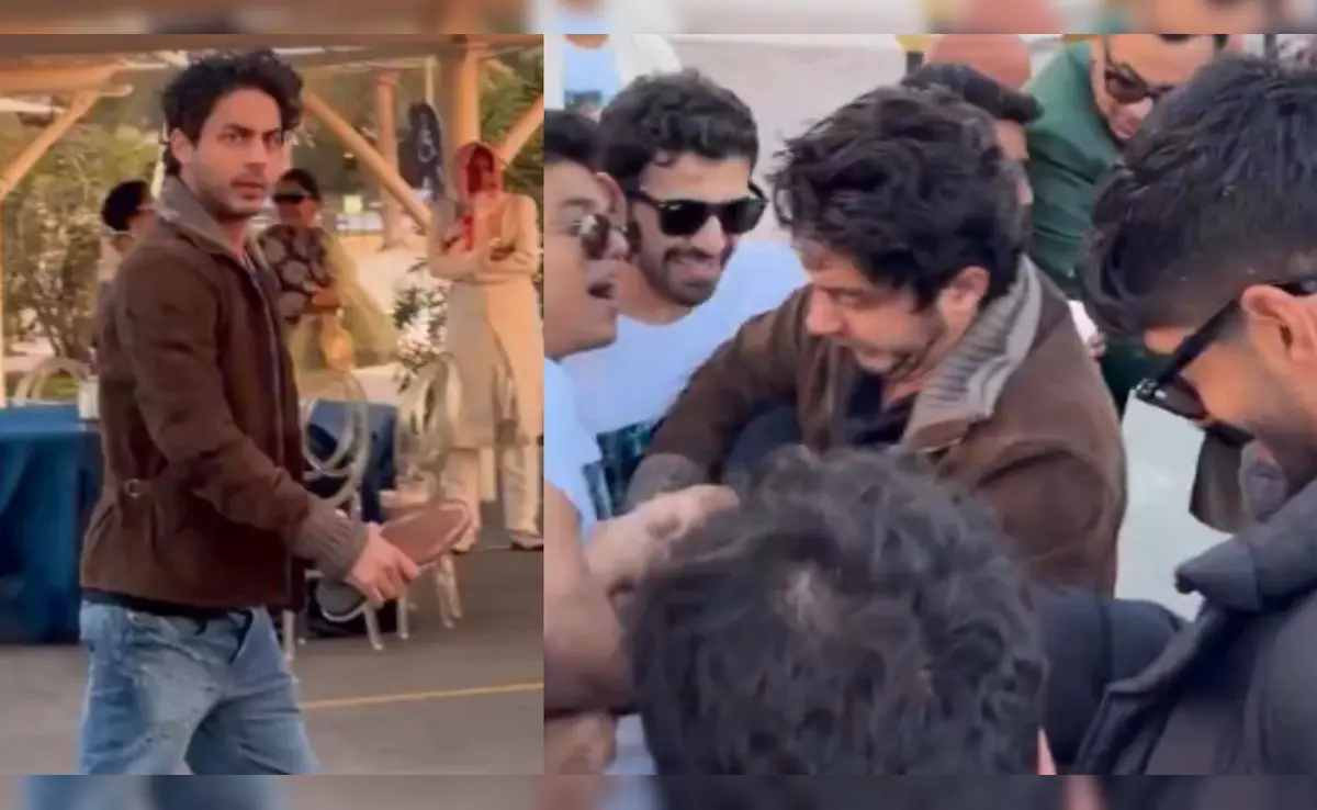 ‘जूता चुराई’ में Aryan Khan का देसी स्वैग, दोस्तों संग खींचातानी में गिरते-गिरते बचे,वीडियो वायरल