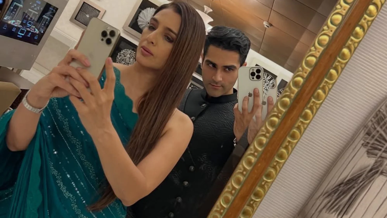 तबू के साथ दिखा ये मिस्ट्री मैन कौन? विंदू दारा सिंह से निकला खास रिश्ता