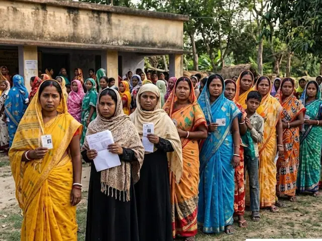 बंगाल चुनाव 2026 : वोटिंग के बीच हिंसा, मुर्शिदाबाद में बमबाजी