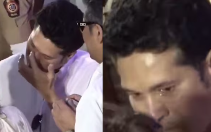 आशा भोसले को अंतिम विदाई देते वक्त छलक पड़े सचिन तेंदुलकर के आंसू, भावुक वीडियो ने तोड़ा फैंस का दिल