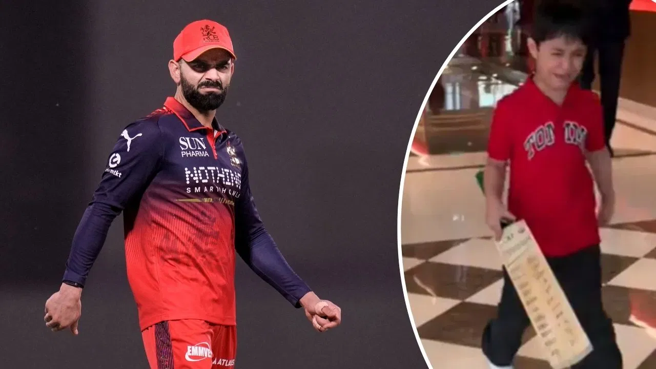 कोहली से ऑटोग्राफ न मिलने पर रोया नन्हा फैन, वीडियो वायरल