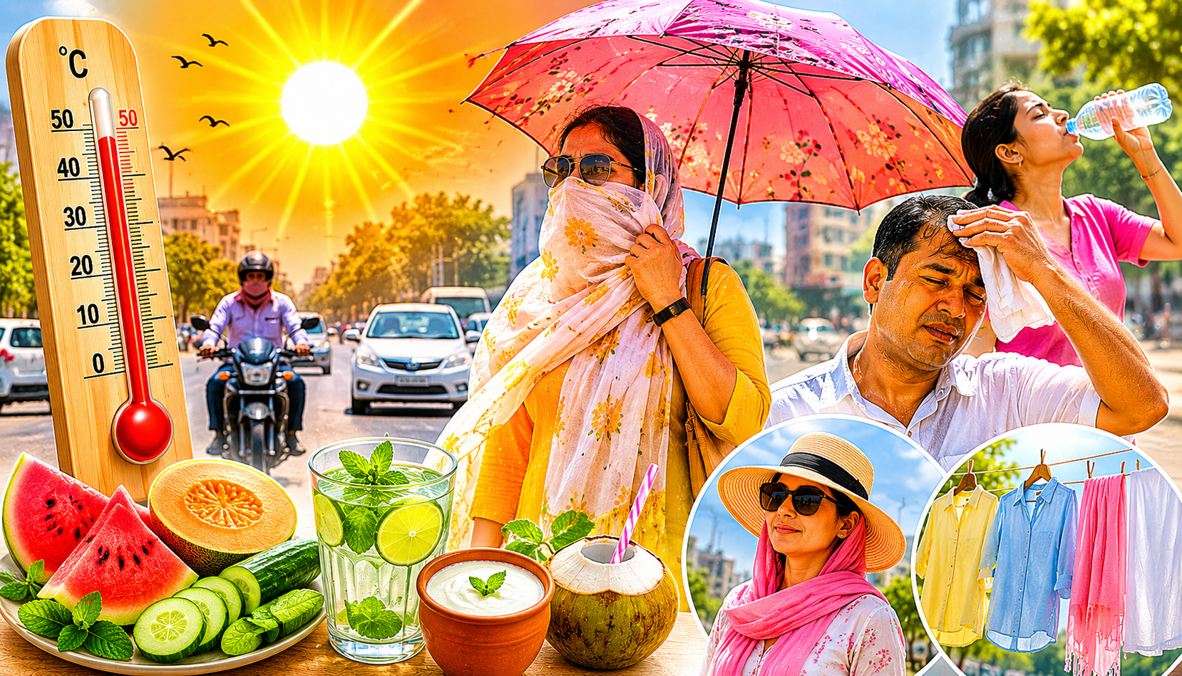 नौतपा की भीषण गर्मी में ऐसे रखें खुद को फिट, जानिए क्या खाएं और किन चीजों से करें बचाव?