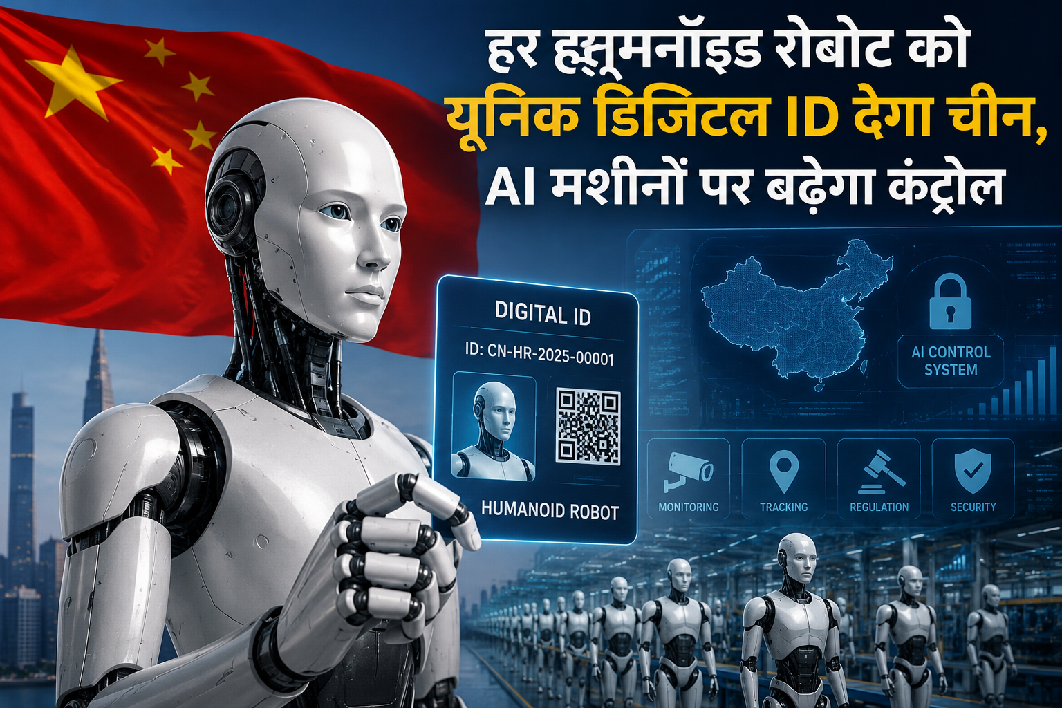 ह्यूमनॉइड रोबोट्स के लिए चीन का बड़ा फैसला, हर मशीन को मिलेगा डिजिटल पासपोर्ट
