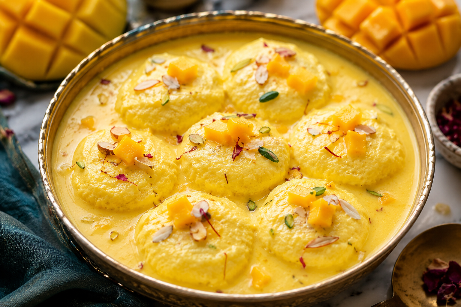 How to Make Mango Rasmalai: रसमलाई में घोलें आम का जादू, हर निवाले में मिलेगा समर स्पेशल स्वाद! जानें शेफ की ये आसान रेसिपी