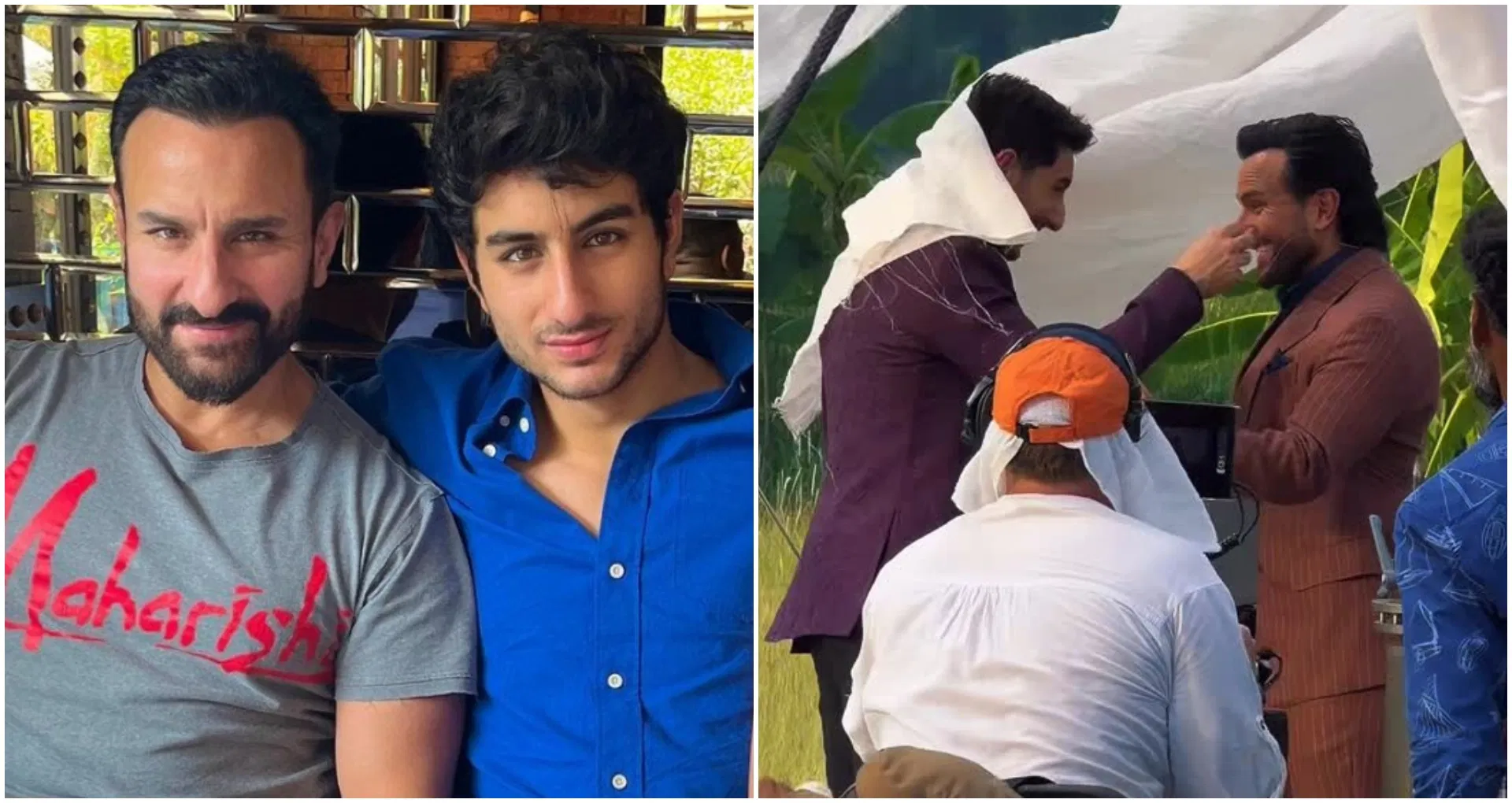 पहली बार बेटे इब्राहिम के साथ स्क्रीन पर नजर आए सैफ अली खान, BTS वीडियो हुआ वायरल