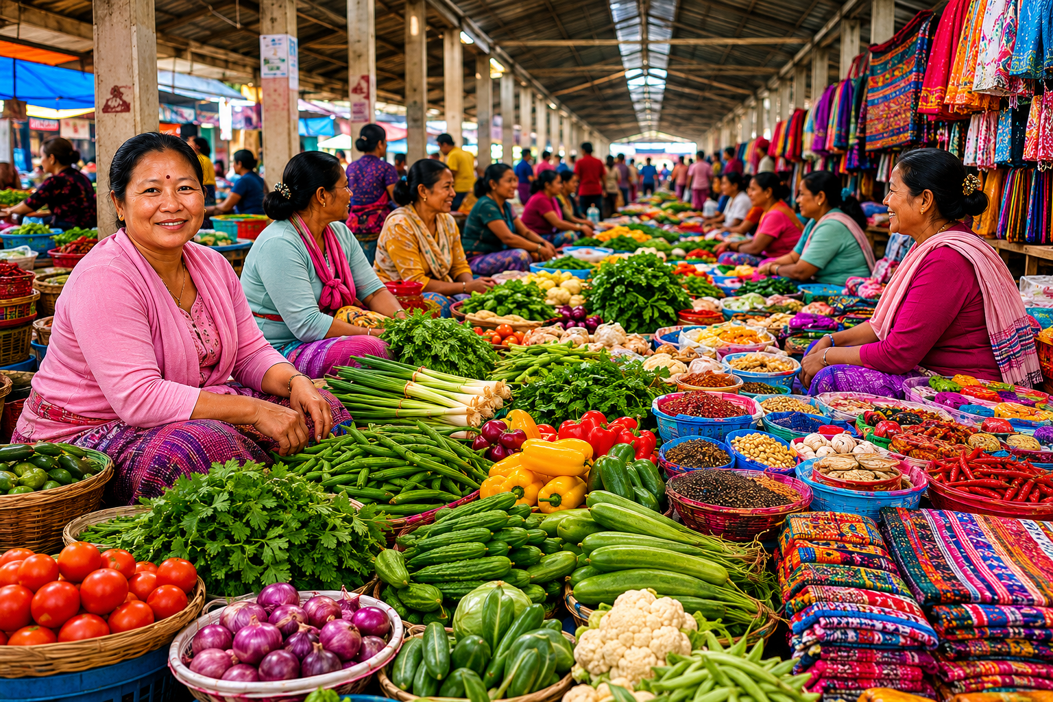 महिलाओं का साम्राज्य! भारत का अनोखा बाजार जहां सिर्फ महिलाएं चलाती हैं दुकानें