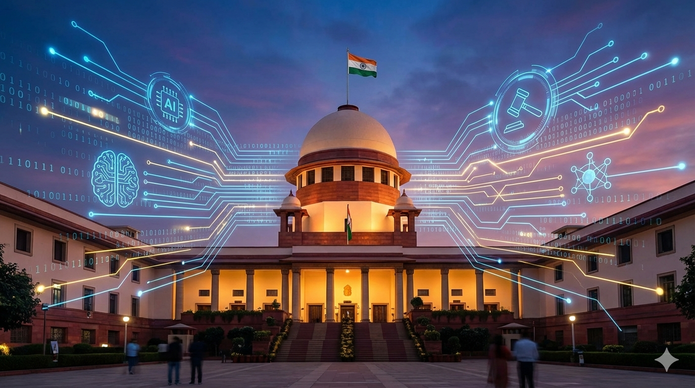 सुप्रीम कोर्ट का बड़ा एलान : अदालतों में AI की एंट्री, लेकिन फैसला सुनाएंगे सिर्फ जज