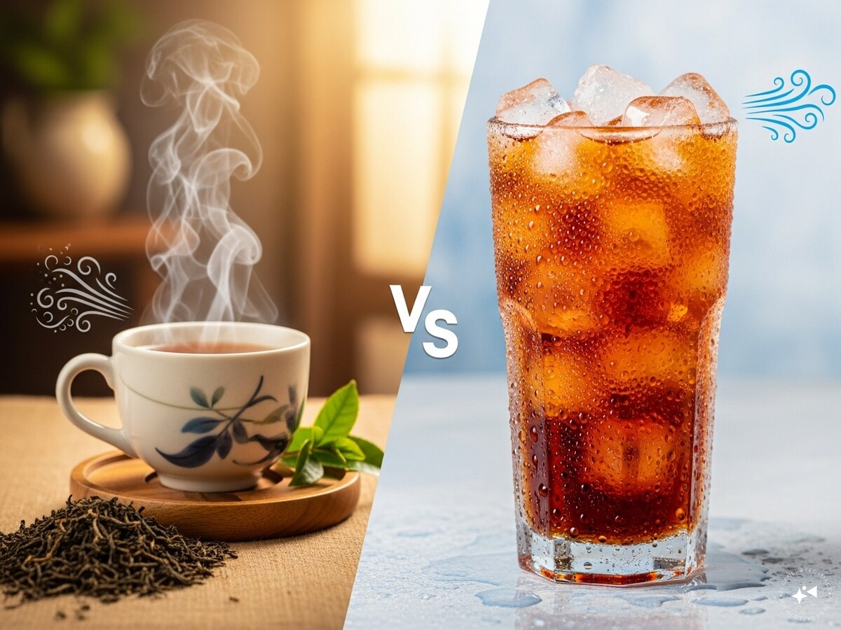 गर्मी में Iced Tea vs Hot Tea कौन-सा है बेहतर? आयुर्वेद से जानें पूरी जानकारी