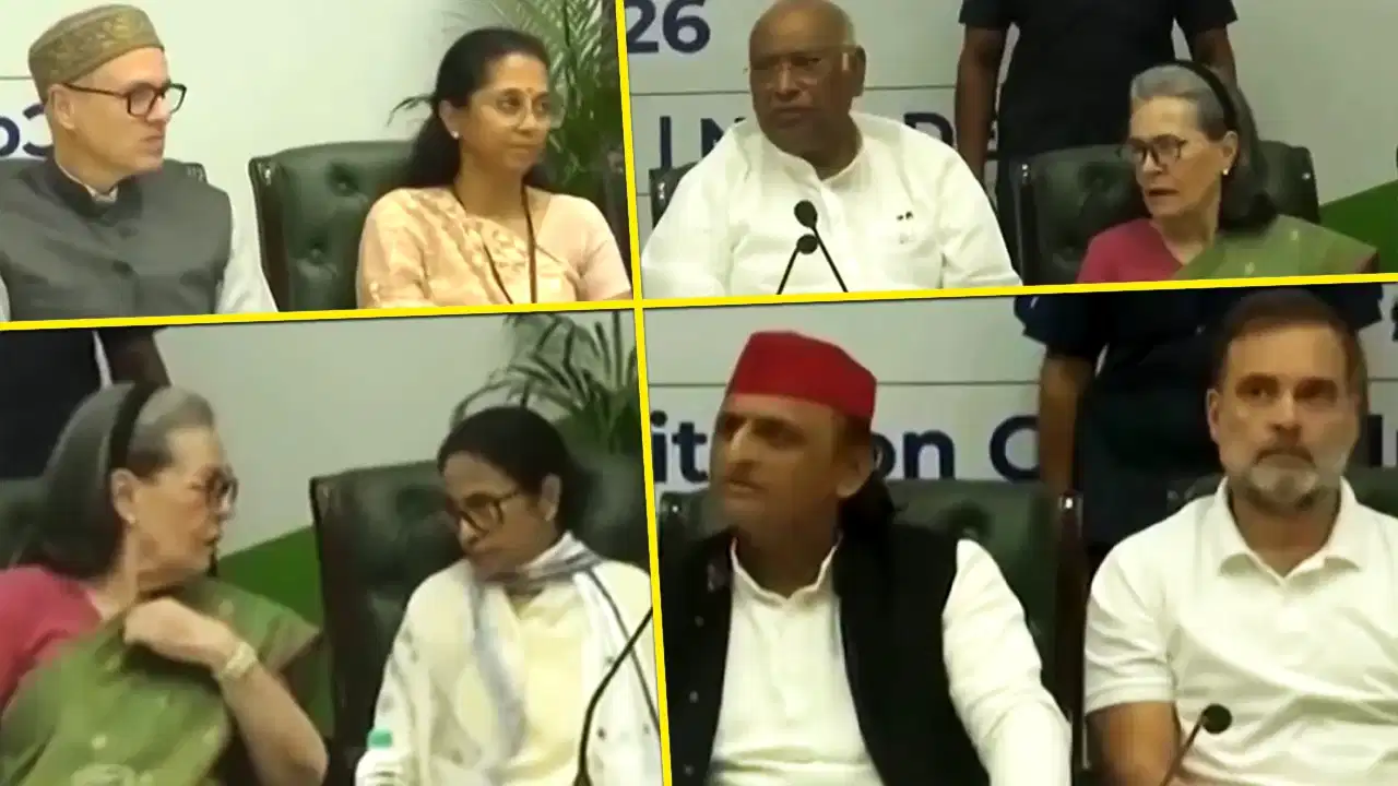 इंडिया गठबंधन की बैठक में जुटे विपक्ष के दिग्गज, सोनिया और राहुल समेत कई नेता पहुंचे