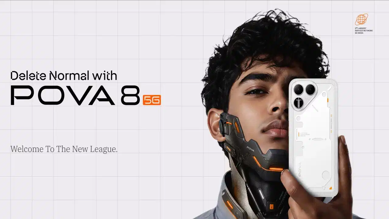 Pova 8 5G हुआ लॉन्च! 8000mAh बैटरी, 144Hz डिस्प्ले और दमदार कैमरा के साथ देगा प्रीमियम फोन्स को टक्कर