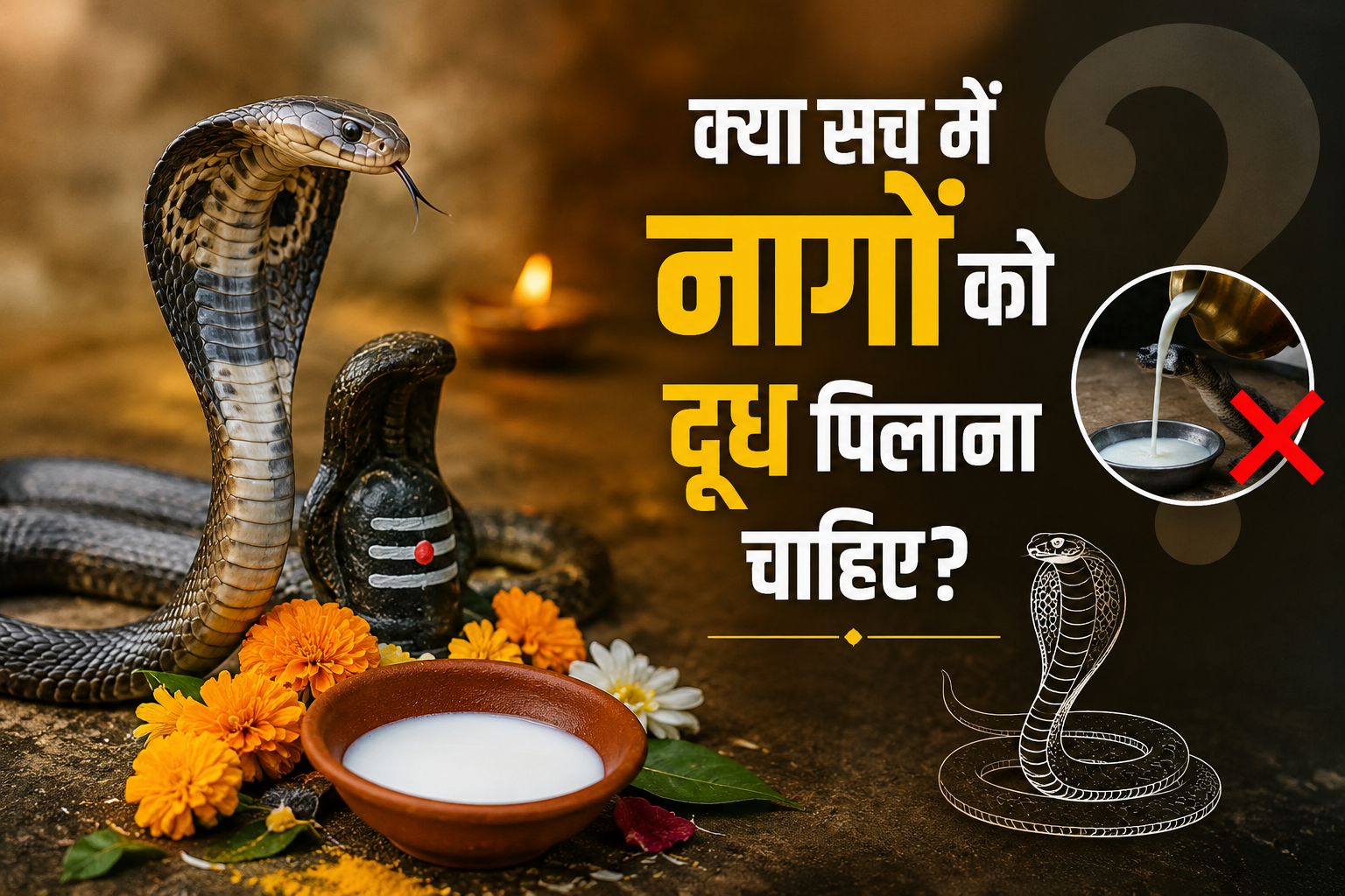 Nag Panchami 2026: क्या सच में नागों को दूध पिलाना चाहिए? जानिए शास्त्र, परंपरा और वैज्ञानिक दृष्टिकोण