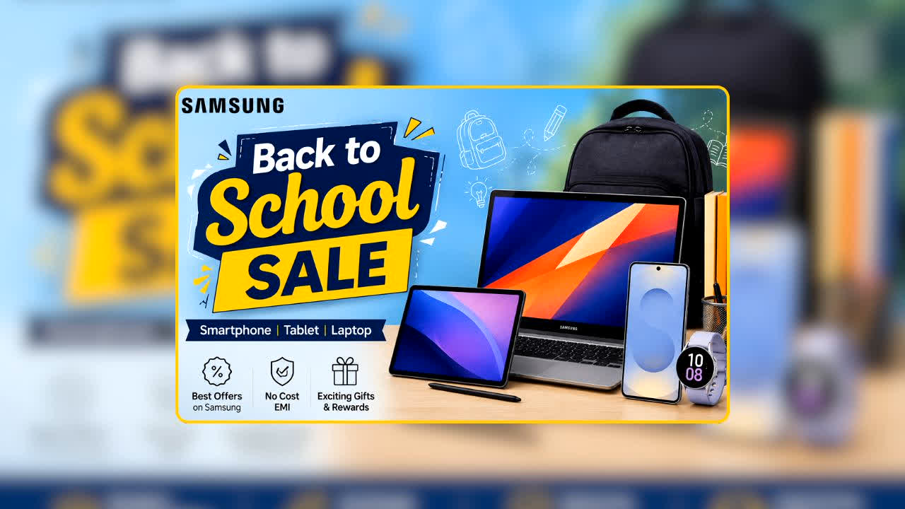 Samsung Back to School Sale शुरू, छात्रों के लिए बड़ा ऑफर, इन डिवाइसेज पर मिल रही हजारों रुपये की छूट