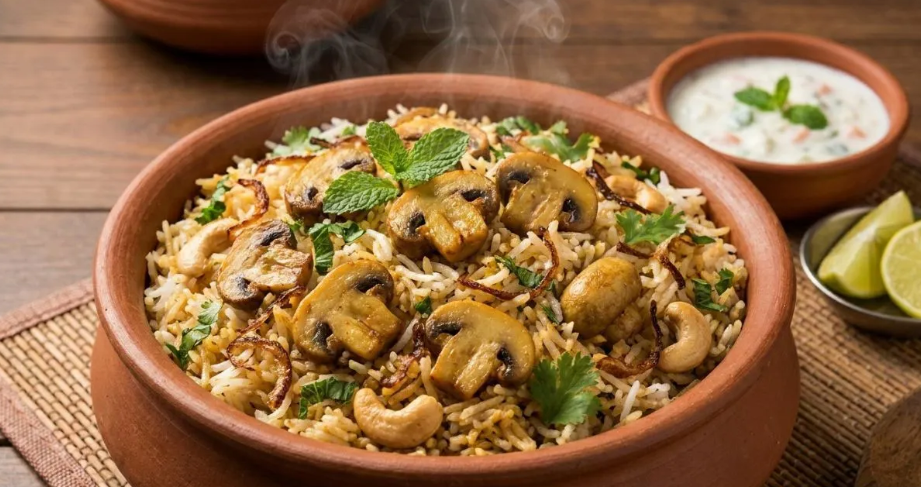 Mushroom Biryani Recipe: एक बार खाएंगे तो बार-बार बनाएंगे! जानें मशरूम बिरयानी की आसान रेसिपी