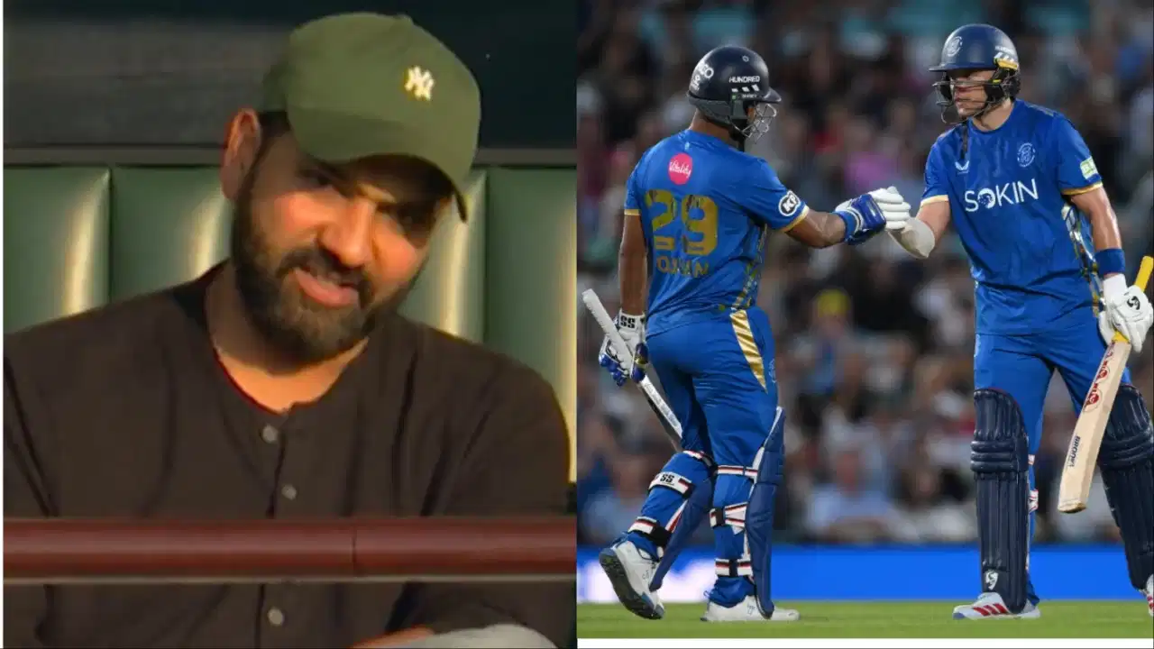 The Hundred में रोहित शर्मा की मौजूदगी, पूरन-करन की रिकॉर्ड साझेदारी से MI London की जीत