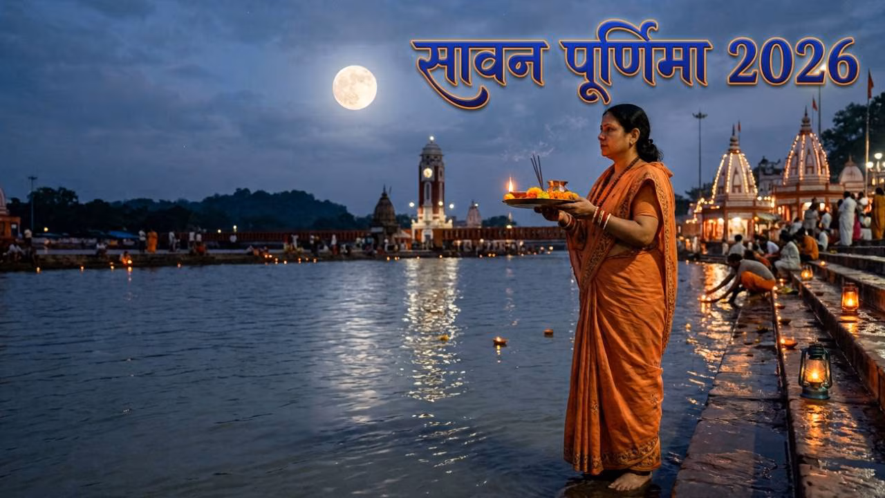 Sawan Purnima 2026: कब है सावन पूर्णिमा 27 या 28 अगस्त? जानें सही तारीख और पूजा का शुभ समय