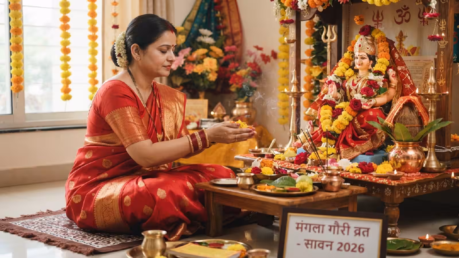 Mangla Gauri Vrat 2026: कल रखा जाएगा सावन का पहला मंगला गौरी व्रत, सुहागिन महिलाएं जरूर करें ये काम