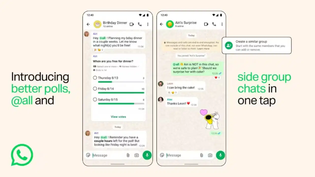 WhatsApp New Features: ग्रुप चैटिंग का अंदाज बदलेगा WhatsApp, आए 3 नए फीचर्स, जानें क्या-क्या मिलेगा