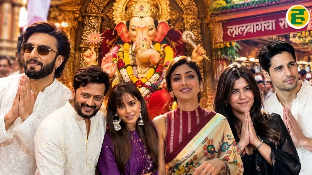 लालबागचा राजा के दरबार में सितारों का मेला, शाहरुख-रणवीर से कार्तिक-अनन्या तक ने लिया बप्पा का आशीर्वाद