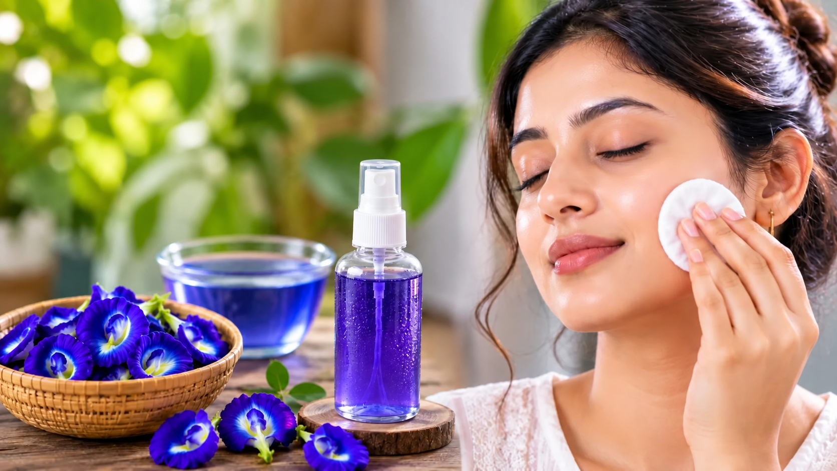 अपराजिता के फूल से घर पर बनाएं नेचुरल फेस टोनर, ऐसे करें इस्तेमाल