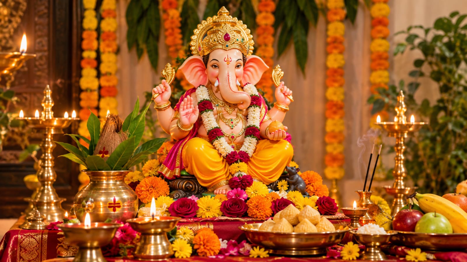 Ganesh Sthapana Vidhi 2026: घर में पहली बार गणपति बप्पा की स्थापना कैसे करें? जानें सही दिशा, पूजा विधि और जरूरी नियम