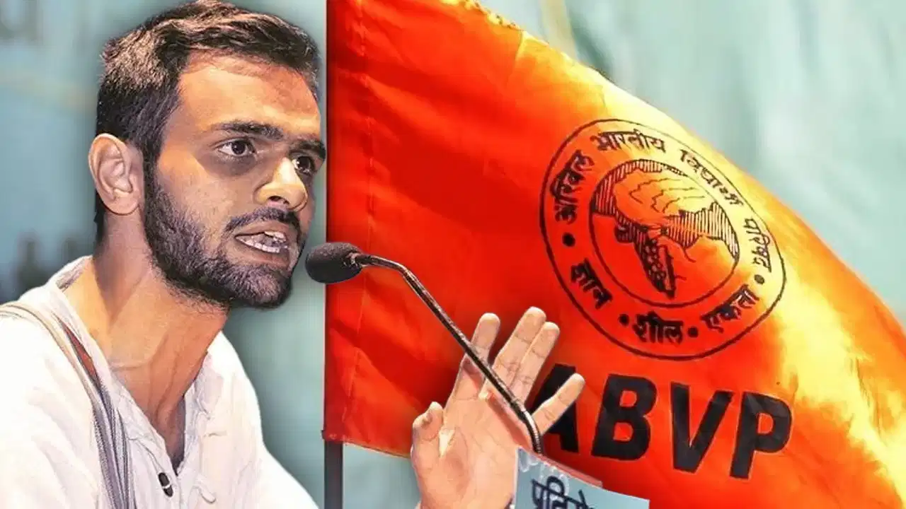 उमर खालिद की डॉक्यूमेंट्री स्क्रीनिंग पर विवाद, ABVP ने JNUSU पर लगाए गंभीर आरोप