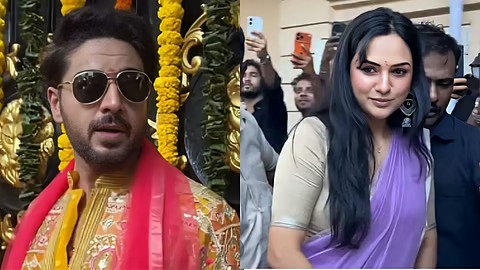 गौरव खन्ना-आकांक्षा चमोला फिर हुए आमने-सामने, एकता कपूर के गणपति सेलिब्रेशन में दिखी दूरी