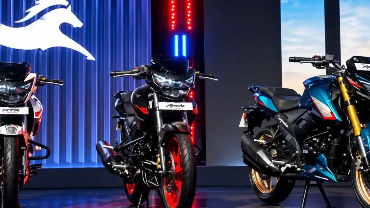 TVS Apache की तीन बाइक्स हुईं अपडेट, नए कलर्स के साथ मिले कई धांसू फीचर्स