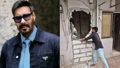 अजय देवगन के जुहू वाले बंगले पर BMC का एक्शन, अवैध निर्माण पर चलाया हथौड़ा