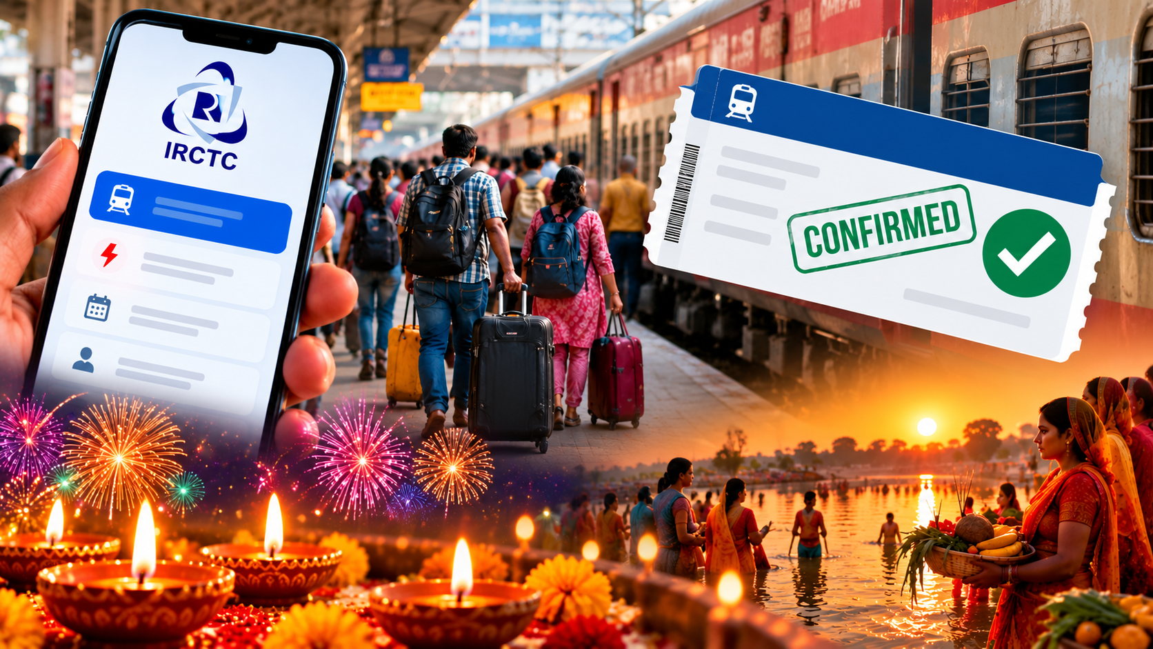 IRCTC Tatkal Ticket: दिवाली-छठ पर कन्फर्म टिकट पाने के लिए अपनाएं ये ट्रिक, बुकिंग से पहले रखें ध्यान