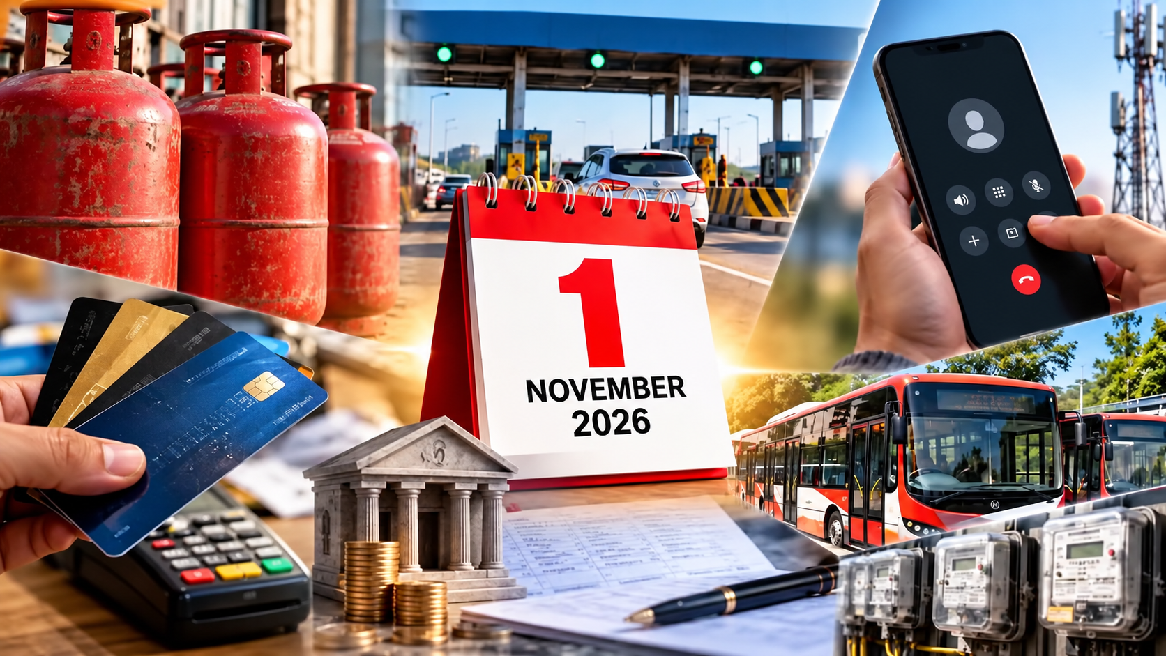 1 नवंबर से बदलेंगे कई नियम, LPG सिलेंडर और FASTag से लेकर क्रेडिट कार्ड तक पड़ेगा असर