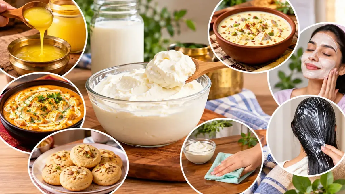 Milk Cream Uses: सिर्फ घी ही नहीं, इन 5 तरीकों से भी इस्तेमाल करें दूध की मलाई