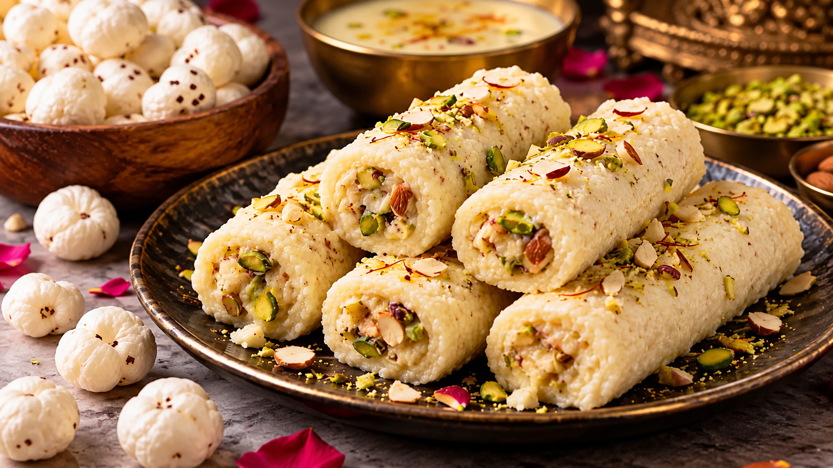 Karwa Chauth Special Recipe: करवा चौथ पर घर पर बनाएं मखाना मलाई रोल, स्वाद ऐसा कि बार-बार खाने का करेगा मन