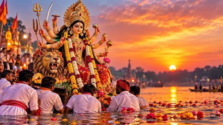 Durga Visarjan 2026: आज किस समय करें मां दुर्गा की विदाई? जानें 2 घंटे 16 मिनट का शुभ मुहूर्त