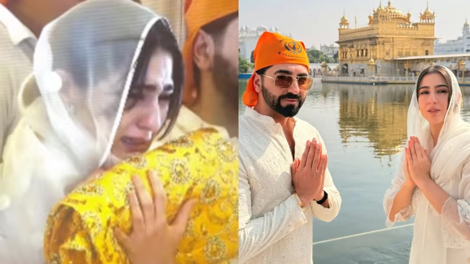 गोल्डन टेंपल में अरदास करते हुए भावुक हुईं सारा अली खान, छलक पड़े आंसू, वायरल हुआ वीडियो