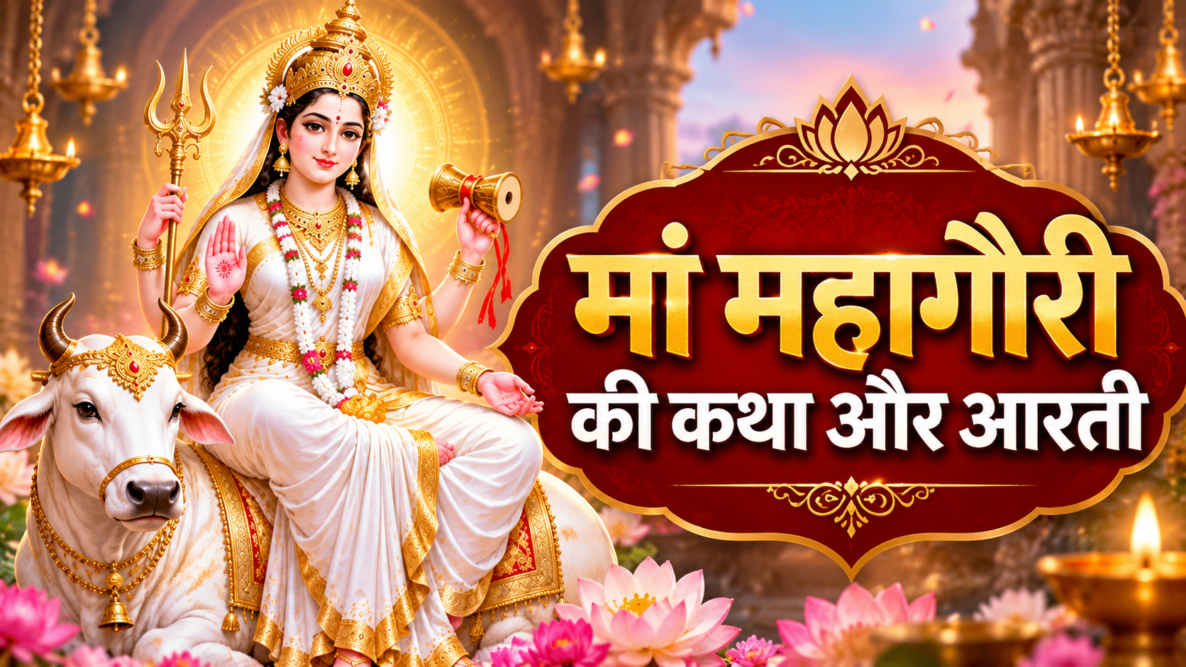 Mahagauri Mata Katha: महाअष्टमी पर पढ़ें मां महागौरी की पौराणिक कथा और आरती, दूर होंगी विवाह की बाधाएं!